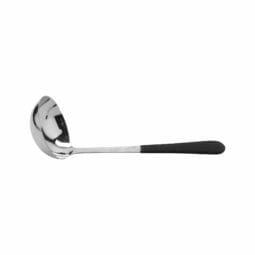 Stainless Steel Soup Ladle Spoon Wooden Handle Cookware Utensil - 10.4 x  3(L*W)