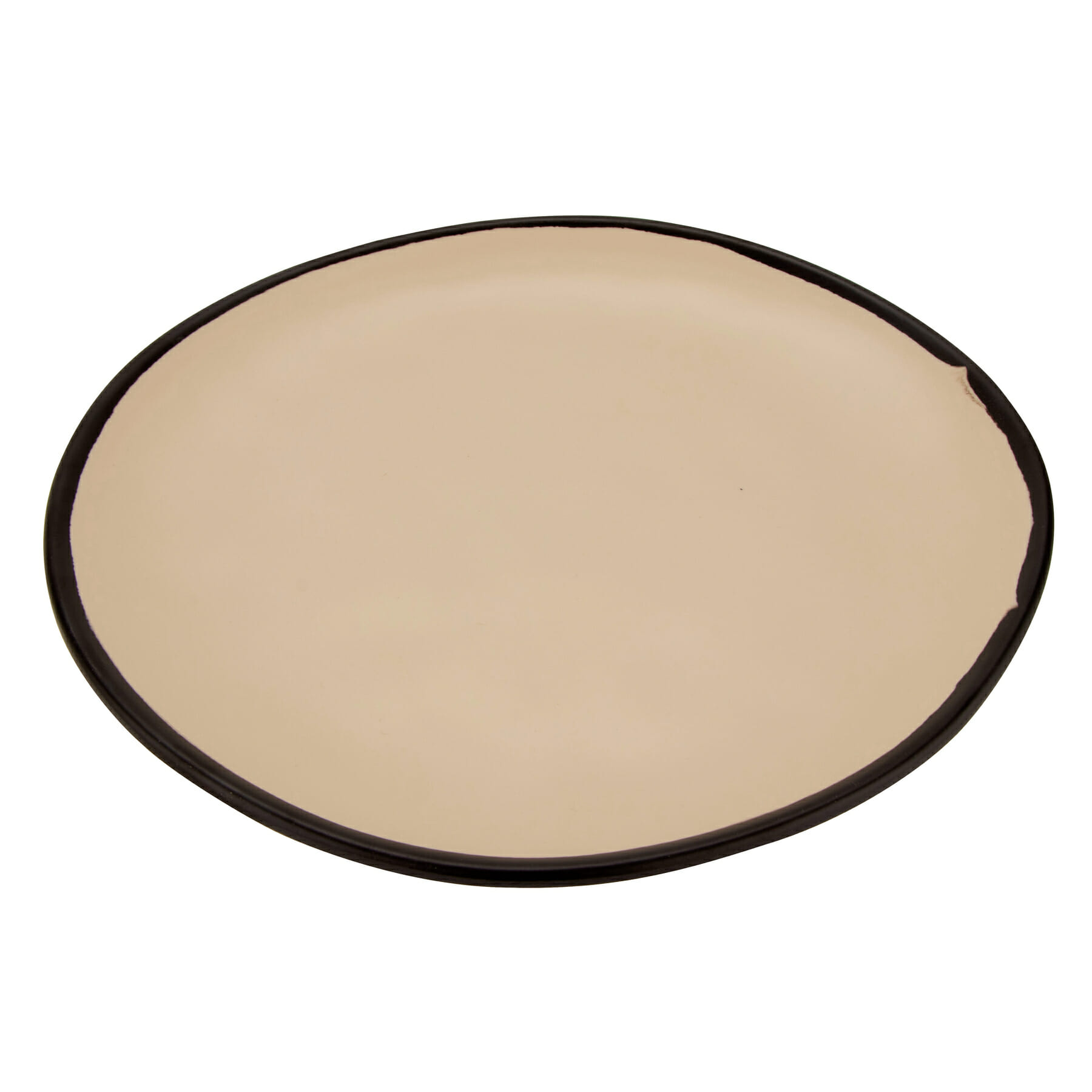 10.5" Manila, Melamine, Round Coupe Dinner Plate, G.E.T. Pottery Market Matte GET Enterprises