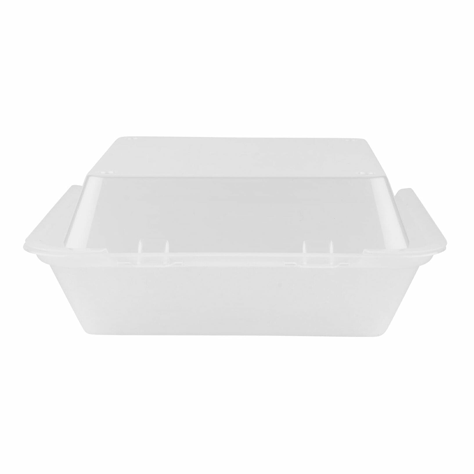 Meal Tray, Transparent, Reusable Plastic