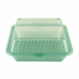 Get Enterprises - EC-10-1-JA - Eco-Takeouts Jade 3-Comp Container