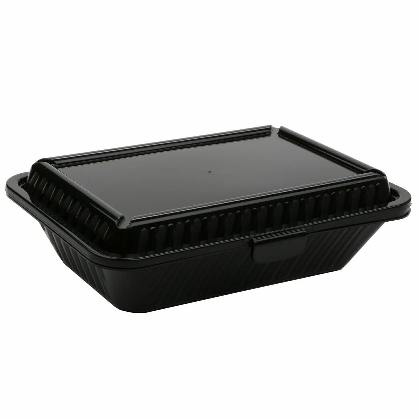 EC-11-1-BK - Half Size, Polypropylene, Black, Food Reusable Container, 9 L  x 6.5 W x 2.75 H, G.E.T. Eco-Takeout's - G.E.T