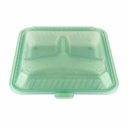 GET Eco-Takeouts 6 oz. Clear Customizable Reusable Side Dish Container with  Lid - 24/Case