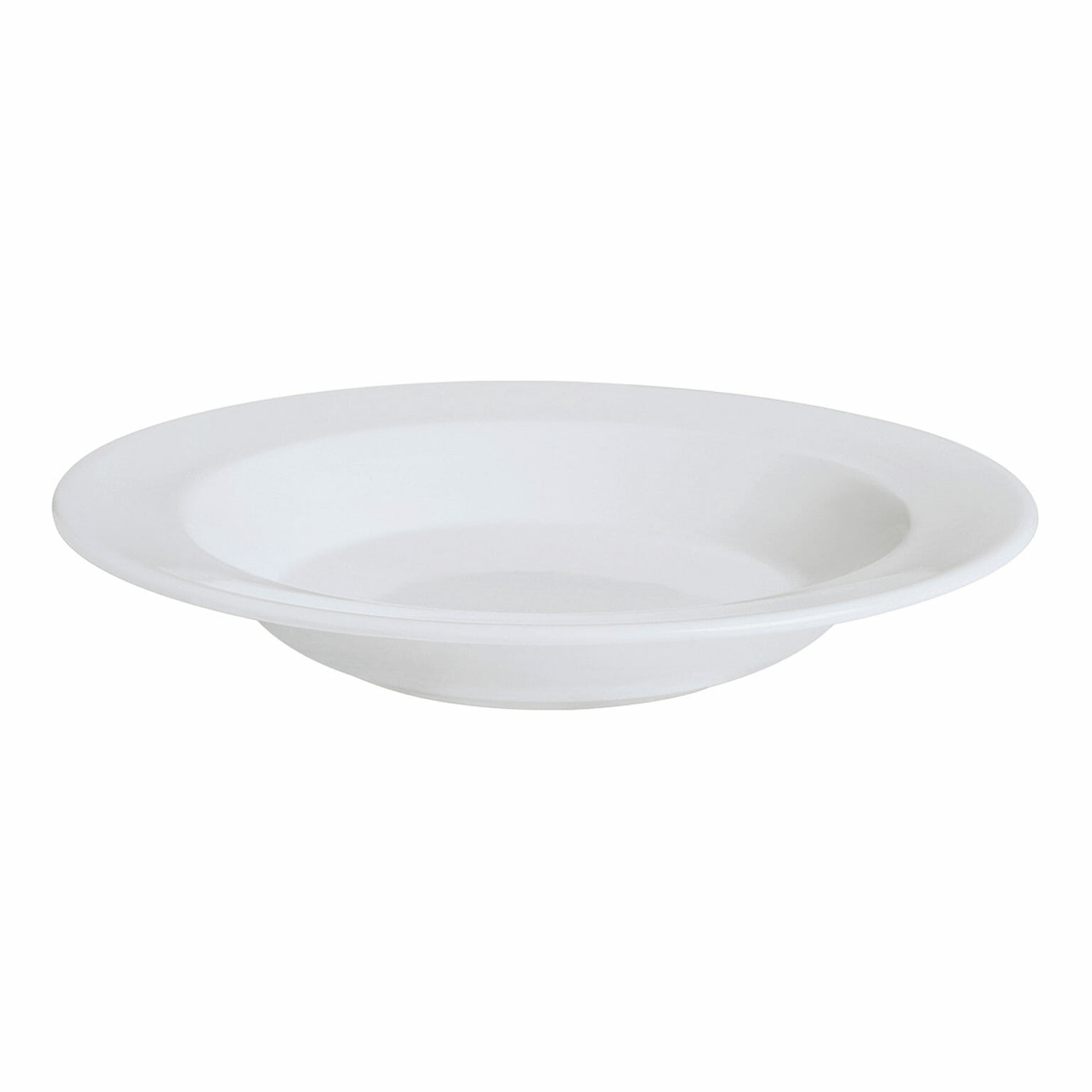 13.1 oz. Bright White Porcelain Soup Bowl with Rim, 9 3/8″ Dia., Corona