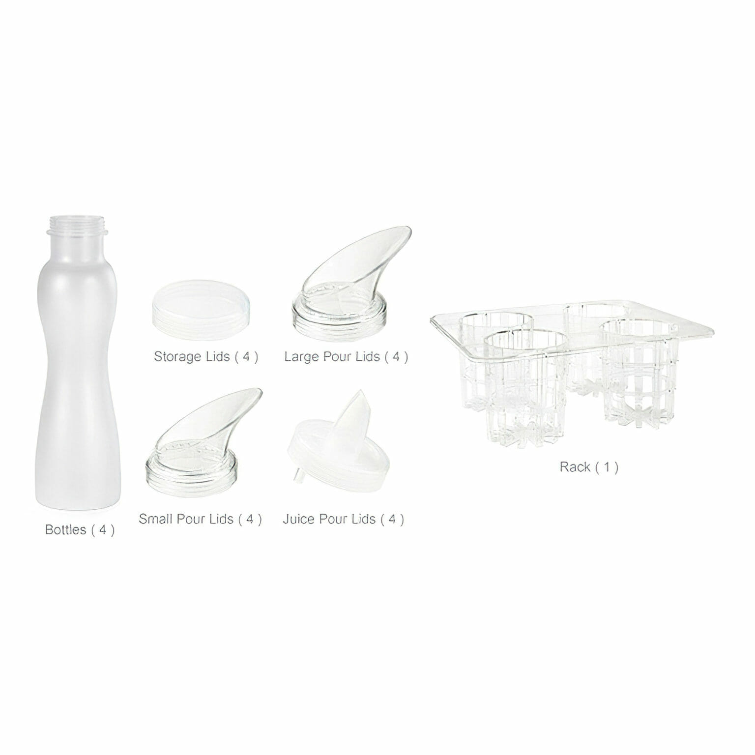 Sdb 2 Rack SDB-32-PC-SET - 25 pc. Set - 1 (One) Rack, 4 (Four) SDB-32 Bottles, 4 ...