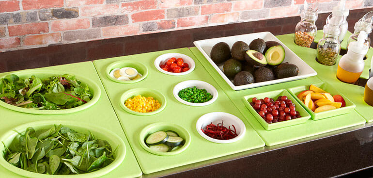 Rubbermaid Lunch Blox Salad Kit, with Topping Tray, and Dressing Container, Tableware & Serveware