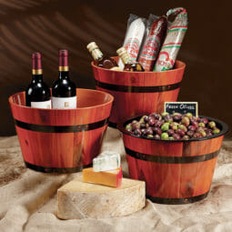 Melamine Gourmet Barrels