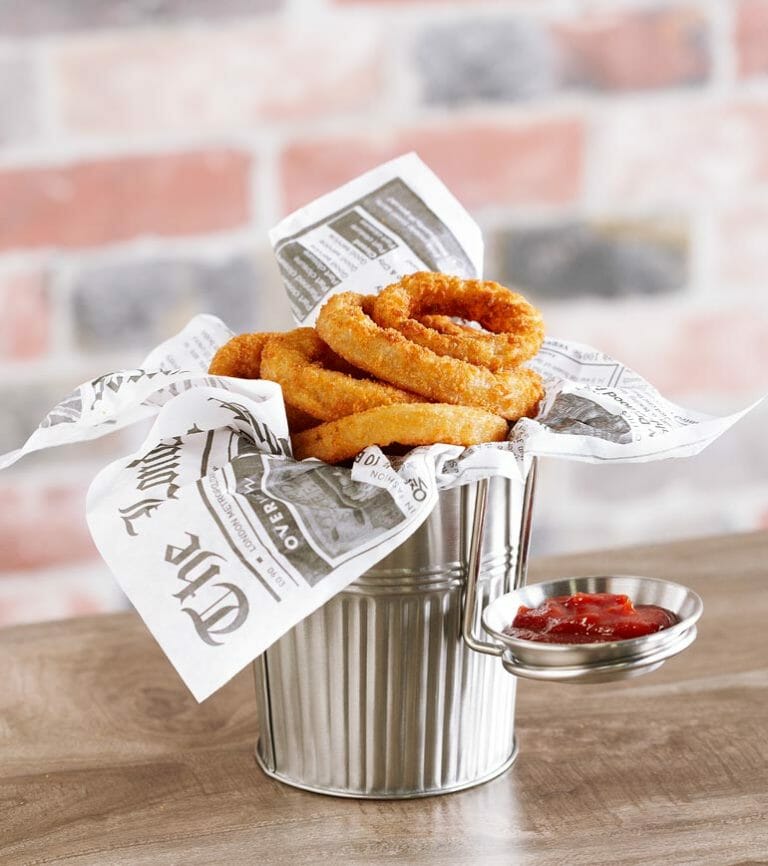 12 Creative Plating Ideas: Onion Rings