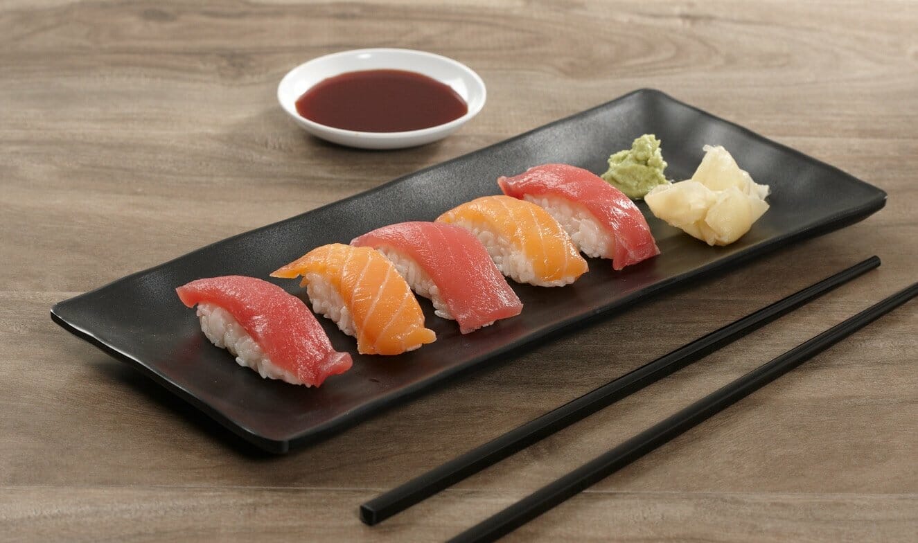 Personalised Sushi Gift Set. Serving Board & Reusable Chopsticks