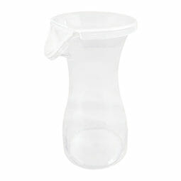 G E T P-3064-1-CL Textured Clear Polycarbonate 64 oz Pitcher W Lid