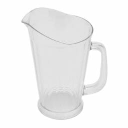 Clear SAN Plastic Beverage Pitcher 60oz. Plastic, Serve Soda, Lemonade,  Juice,For Bars, Parties