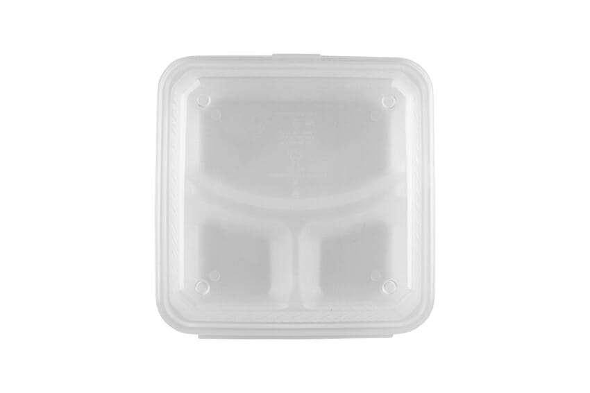 GET Eco-Takeouts 12 oz. Jade Green Customizable Reusable Soup Container  with Lid - 12/Case