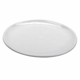 CS-10-AM-W - 10.5" Melamine, Irregular Round Coupe Plate, G.E.T. Arctic Mill
