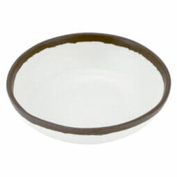 B-300-CRM - 14 oz. Cream, Melamine, Soup, Salad or Pasta Bowl, (18 oz. rim-full), 6.25" Top Dia., 2.25" Deep, G.E.T. Pottery Market Glazed