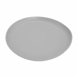 CS-710-LG - 7" Light Gray, Melamine, Small Round Coupe Bread Plate, G.E.T. Riverstone