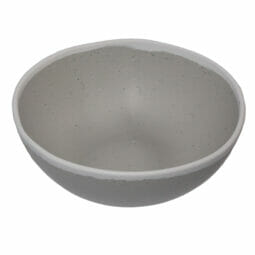 B-305-DVG - 1.5 qt. Dove Gray, Melamine, Large Entree Bowl, (1.7 qt. rim-full), 8.25" Top Dia., 2.75" Deep, G.E.T. Pottery Market Glazed