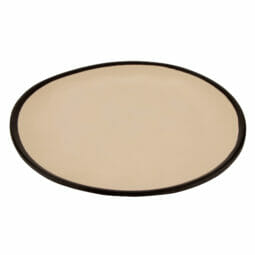 CS-90-MA - 9" Manila, Melamine, Small Round Coupe Dinner Plate, G.E.T. Pottery Market Matte