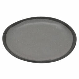 CS-70-GR - 7" Speckled Gray, Melamine, Bread Plate, G.E.T. Pottery Market Matte