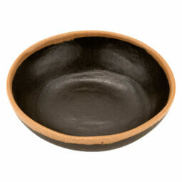 B-300-BR - 14 oz. Brown, Melamine, Soup, Salad or Pasta Bowl, (18 oz. rim-full), 6.25" Top Dia., 2.25" Deep, G.E.T. Pottery Market Glazed