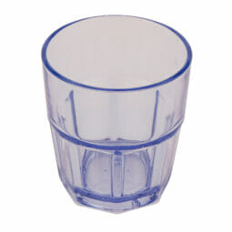 9907-1-BL - 7 oz. (7.65 oz. Rim-Full), 3" Rocks, 3.25" Tall