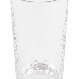 HM-20CO-CL - 20oz. SAN, Clear, Cooler Cup (20.5oz Rim Full), 3.05" Top Dia,. 6.58" Tall, GET. Hammered