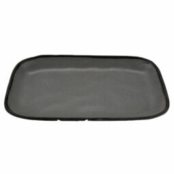 CS-1170-GR - 12" x 7.5" Speckled Gray, Melamine, Rectangular Dinner Plate, G.E.T. Pottery Market Matte