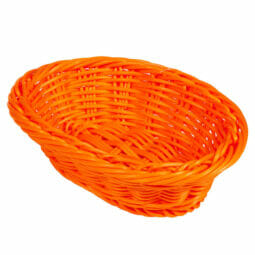 WB-1503-OR - 9" x 6.75" Oval Basket, 2.5" Deep