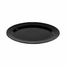 OP-618-BK - 18" x 13.5" Oval Platter