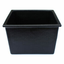 IS022BB - 1.2 qt., 4.88" Square Salad Bar Bowl, 6.18" Deep