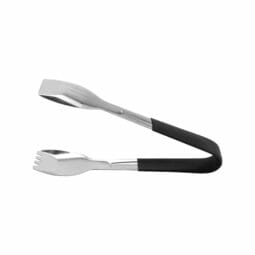 BSRIM-70-BK - 9" Stainless Steel Tong w/ Mirror Finish and Cool-Grip Handle