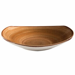 PP1606723224 - 10.3 oz. Brown, Porcelain, Bowl, 8" L x 7.3" W, Corona Artisan Brown