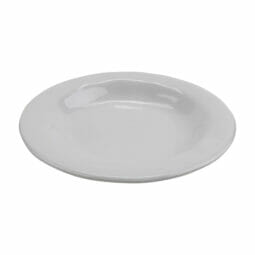 B-110-AM-W - 10 oz. Enamelware Melamine Salad, Pasta, Soup Bowl