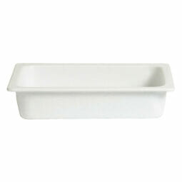 IH1/2D-MOD-BB - 6.3 qt., 10.43" x 12.8" Half Size Deep Food Pan 1/2 x 4", 3.94" Deep in Bugambilia MOD smooth finish