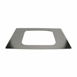T0B010-1-SS - Stainless Steel Tile 21.575"x13.228" -1 cut out for CA-010- Fits CA-010RING, GET, Heiss