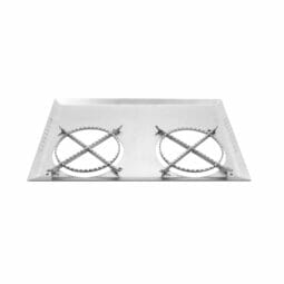 ST11702009 - Strata Replacement Top with (2) Grates for Double Butane Saute/Cooker ST11602129, 23.5" x 15.5" x 0.75" H, G.E.T. STRATA BUFFET SYSTEM ST11702009