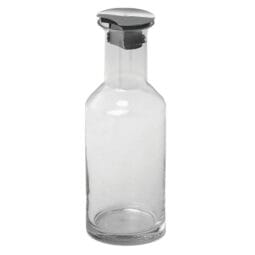 8158061 - 1.3 qt. / 1.2L Glass Carafe with Stainless Steel Lid. 3.9" dia., 10.8" tall. FRILICH EB581E CONNECT (Fits ESC012E001, ESC060E001, ESC060E003, ESC036E001, ESC036E003 Carafe Beverage Tub Sets and EB634E Base)