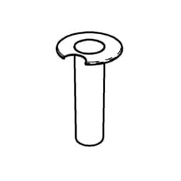 3131213 - Replacementstainless steel crushed ice tube for 5 liter Elegance milk dispenser EMC050E