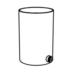 3170211 - 5.3 qt. / 1.3 gal. / 5L Replacement SAN Plastic Container for Elegance Juice Dispenser. FRILICH 3SA011 (Fits ESC050E Juice Dispenser)