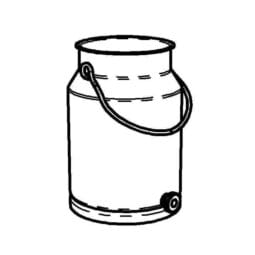3131211 - 3.2 qt. / 0.8 gal. / 3L Replacement Stainless Steel Body for Milk Dispenser Without Lid or Faucet/Spigot. FRILICH 3KA008 (Fits EMC030E, RMC030X004, RMC030X005 Milk Dispensers)
