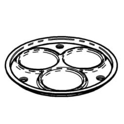 6242520 - Replacement Cooling Pack Holding Insert for Cold Food Display. FRILICH 3EI030 (Fits NFC000B402, NFC000B403, NFC000E401, EFC000E405 Cold Display Sets, 3KO009, 3KO014, 3EI030 Bases, and 3KU016 Cooling Pack)
