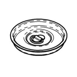 3131311 - Replacement Stainless Steel Lid for Milk Dispenser. FRILICH 3DE025. (Fits EMC030E, RMC030X004, RMC030X005 Milk Dispensers)