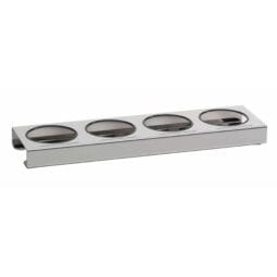 3188525 - B-LINE base 'Quadro' stainless steel base with 4 location holes