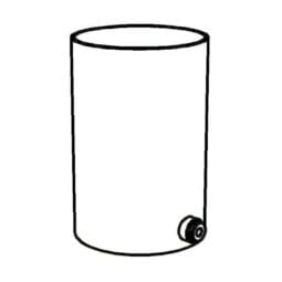 3173211 - SPARE Container Juice Cylinder SAN, 5 liters, opal with intrigated Aluminium Bottom (dishwasher-proof) for ELEGANCE Juice Dispenser 'Aktiv'