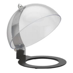 8177020 - Clear Buffett Hinged Dome Cover for 12" Round Cold Food Display. FRILICH EB543E UNISON