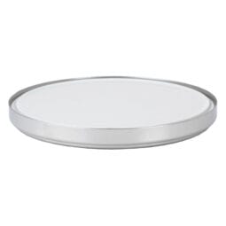 6242020 - 16.1" Cold Food Display Set with Stainless Steel Base. Includes Insulated Basin, 6 Cooling Packs, and White China Plate. 16.1" dia., 2.75" tall. FRILICH EFC000E405 UNISON (Fits NB001E Dome Cover)