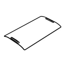 3089383 - Replacement Acrylic Board With Clamps for Sneeze Guard. FRILICH EB718K (Fits EB703E Sneeze Guard Set and EB704 Wire Stands)