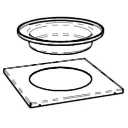 3181909 - RAISER Spare Decoration Steel Frame with Plastic Inset Model Anthrazit