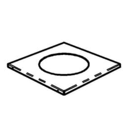 3596440 - RAISER Spare Decoration Steel Frame Stainless Steel, for 23x23