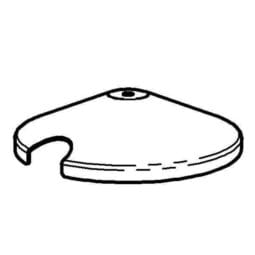 3188901 - SPARE Lid/Hood St. St. Lid for ELEGANCE Jam Bar with Cut-Out for Spoon, without knob
