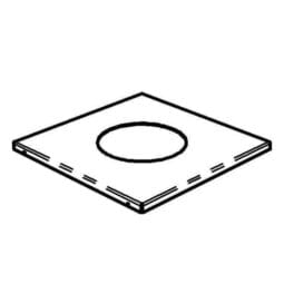 3595440 - RAISER Spare Decoration Steel Frame,  Stainless Steel, for 23x23