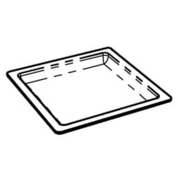 3181915 - Ice Insert pure nature for square china bowls M/L for raiser 33 x 33